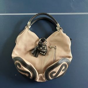 Light Brown Leather Purse (Brand: Bag Leather Florence)